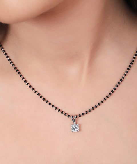 Tiny Square Solitaire Mangalsutra.