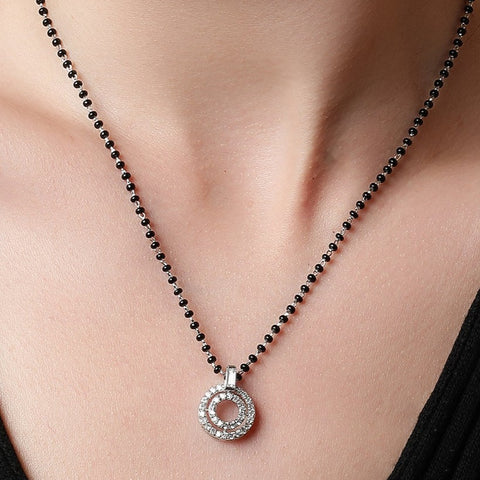 Concentric Double Circle Mangalsutra.