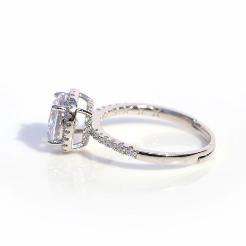Alluring Squircle Solitaire Ring. - KORE JEWELS