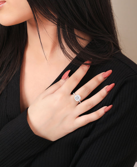 Alluring Squircle Solitaire Ring. - KORE JEWELS
