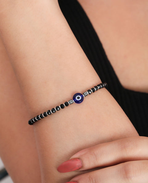 Beaded Evil Eye Bracelet - KORE JEWELS