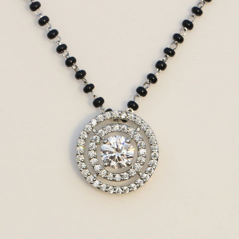 Concentric Triple Circle Mangalsutra - KORE JEWELS