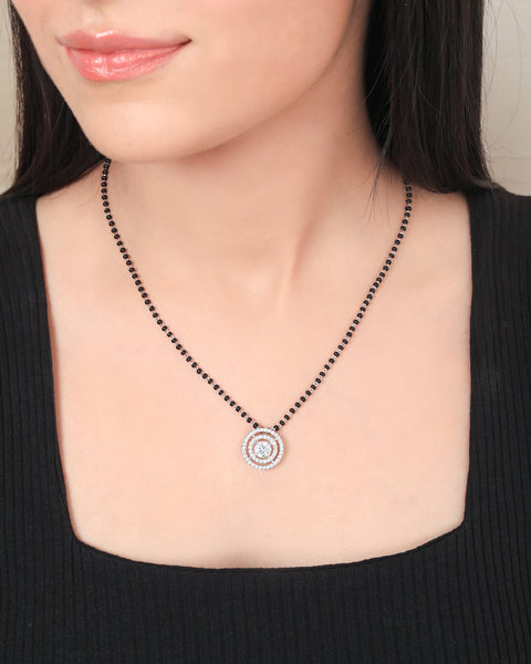 Concentric Triple Circle Mangalsutra - KORE JEWELS