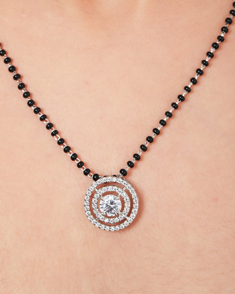 Concentric Triple Circle Mangalsutra - KORE JEWELS