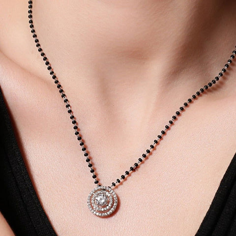 Concentric Triple Circle Mangalsutra - KORE JEWELS