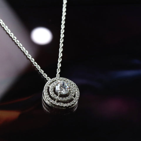 Concentric Triple Circle Necklace - KORE JEWELS