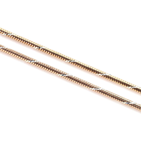 Dual Tone Chain Anklet. - KORE JEWELS