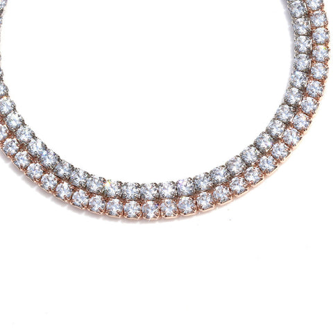 Dual Tone Tiny Square Beads Bracelet - KORE JEWELS
