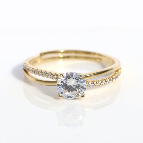 Enchanting Solitaire CZ Ring. - KORE JEWELS