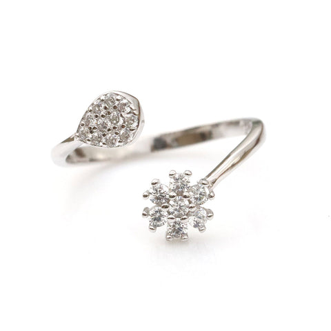 Florid Drop Toe Ring - KORE JEWELS