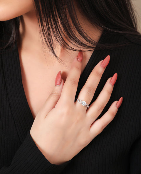 Infinite Floral Affection CZ Ring. - KORE JEWELS