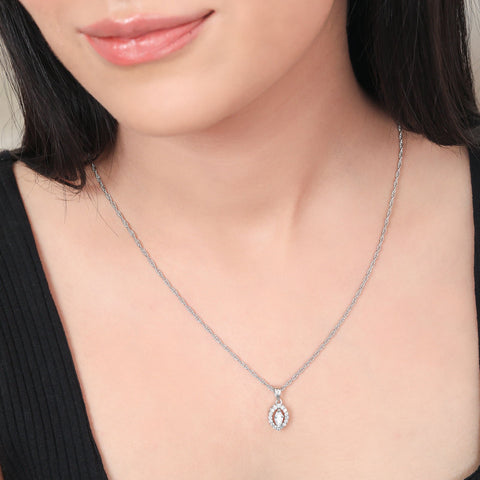 Leafy Romance CZ Necklace - KORE JEWELS