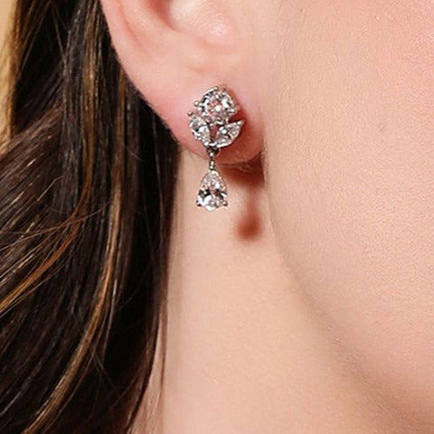 MultiLeaf TearDrop Earings. - KORE JEWELS