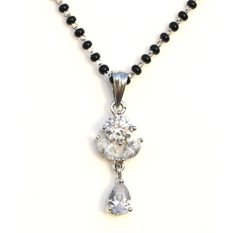 Multi Leaf Tear-Drop Mangalsutra. - KORE JEWELS