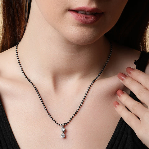 Small Teardrops Mangalsutra - KORE JEWELS