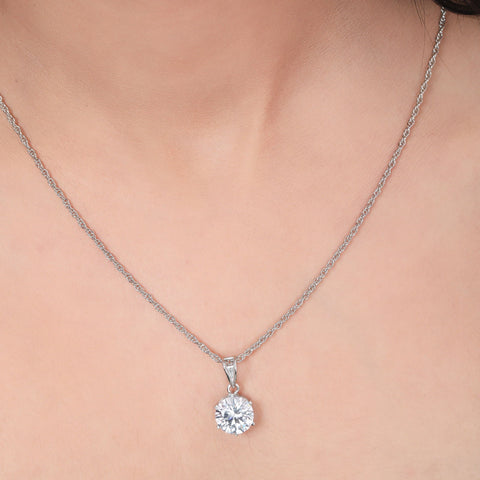 Solitaire Zirconia Necklace - KORE JEWELS