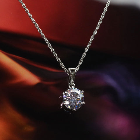 Solitaire Zirconia Necklace - KORE JEWELS
