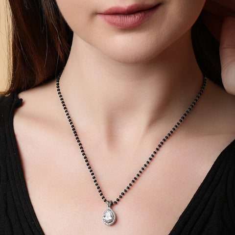 Teardrop Mangalsutra - KORE JEWELS