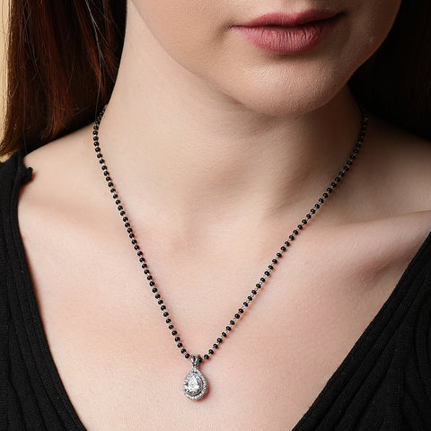 Teardrop Mangalsutra - KORE JEWELS