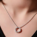 Adoring Circle CZ Necklace - KORE JEWELS 