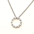 Adoring Circle CZ Necklace - KORE JEWELS 