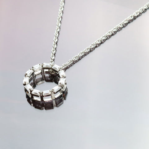 Adoring Circle CZ Necklace - KORE JEWELS 