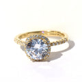 Alluring Squircle Solitaire Gold Ring. - KORE JEWELS 