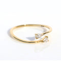 Charming Dual Waterdrop Ring. - KORE JEWELS 