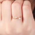 Charming Dual Waterdrop Ring. - KORE JEWELS 