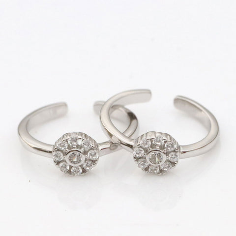 Charming Rose Cut Toe Ring - KORE JEWELS 