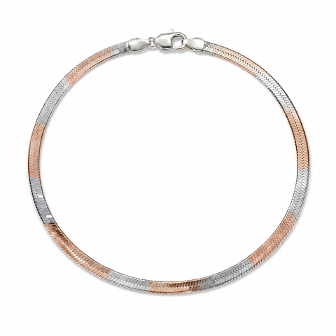 Dual Tone Fish Scale Anklet.