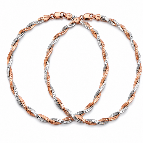 Dual Tone Braided Fish Scale Anklet.