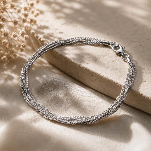 Opulent Layered Chain Bracelet