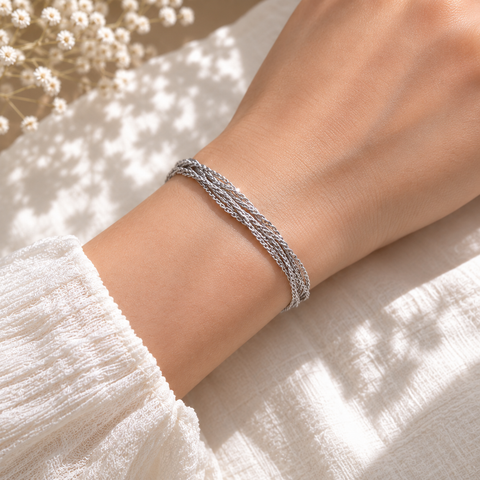 Opulent Layered Chain Bracelet