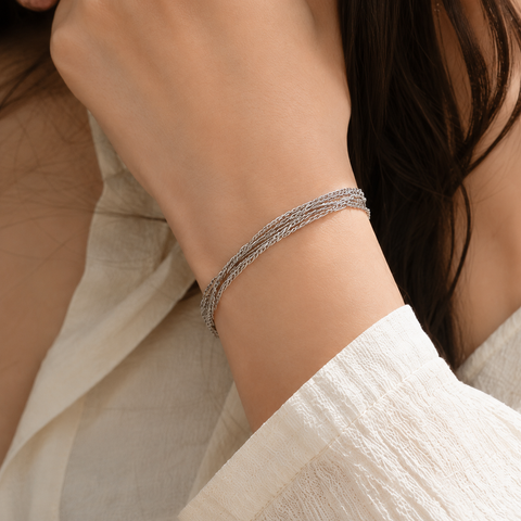 Opulent Layered Chain Bracelet