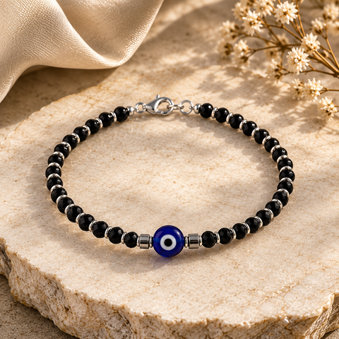 Beaded Evil Eye Bracelet