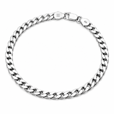 Men's Striking Curb Chain Bracelet.