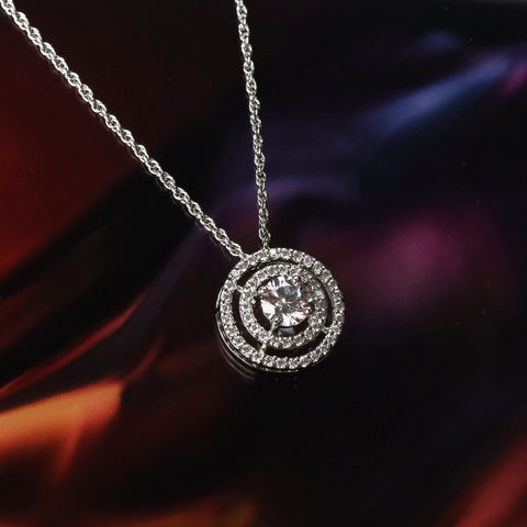 Concentric Triple Circle Necklace - KORE JEWELS 