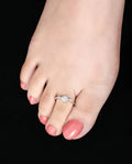Enchanting Flower Toe Ring - KORE JEWELS 