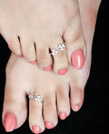Exquisite Clover Toe Ring - KORE JEWELS 
