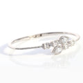 Exquisite Teardrop Zirconia Kada Bracelet. - KORE JEWELS 