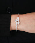Exquisite Teardrop Zirconia Kada Bracelet. - KORE JEWELS 