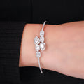 Exquisite Teardrop Zirconia Kada Bracelet. - KORE JEWELS 