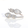 Exquisite Teardrop Zirconia Ring. - KORE JEWELS 