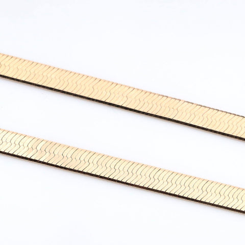 Fish Scale Rose Gold Anklet - KORE JEWELS 