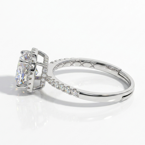 Alluring Squircle Solitaire Ring.