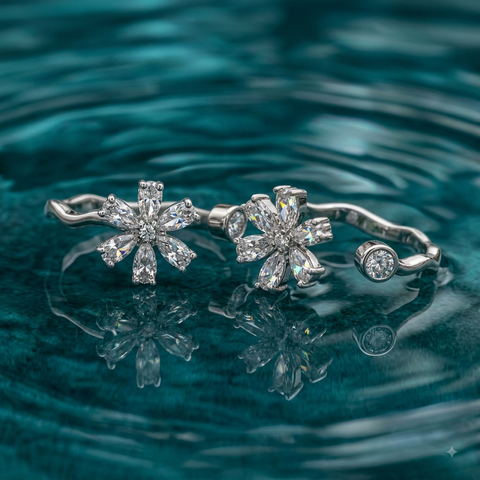 Tiny Floral Passion Toe Ring