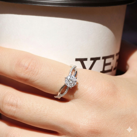 Infinite Floral Affection CZ Ring.