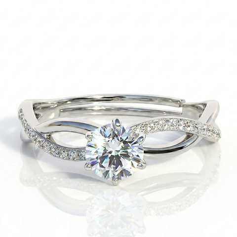Infinite Floral Affection CZ Ring.