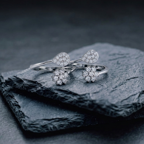 Florid Drop Toe Ring